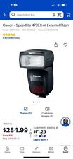 Camera flash canon for sale  Stafford