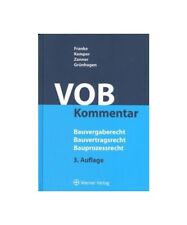 Vob kommentar bauvergaberecht gebraucht kaufen  Trebbin