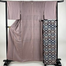 Ba quimono japonês cor lisa manga M 66cm comprimento 62,99 polegadas bolsa fenda conjunto obi comprar usado  Enviando para Brazil