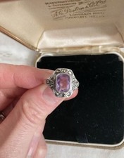 Antique edwardian amethyst for sale  SITTINGBOURNE