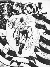 TSOL Red Kross DI Country Club kwiecień 18 1983 Punk Flyer Reseda CA LA rzadki  na sprzedaż  Wysyłka do Poland