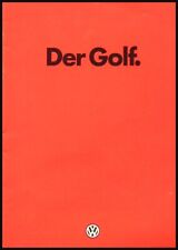 Golf brochure 8.1984 d'occasion  Expédié en Belgium