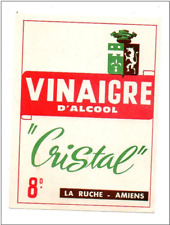 Publicité étiquette vinaigre d'occasion  Royan