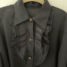 Chemisier noir jabot d'occasion  Paris XI