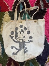 Bolsa de lona da era da Segunda Guerra Mundial com Felix, o gato, desenhada à mão pelo artista Kitz Fitz comprar usado  Enviando para Brazil