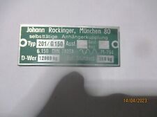 201 150 rockinger gebraucht kaufen  Deutschland