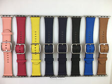 Original genuíno OEM Apple Watch pulseira de couro fivela clássica 44MM 45MM 46MM 49MM comprar usado  Enviando para Brazil