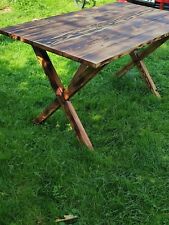 stół ogrodowy drewniany opalony na sprzedaż  PL