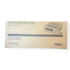 Impressora Matriz de Pontos Oki MICROLINE 320 (62411601) Turbo 9 Pinos - Branca - NOVA Caixa Aberta comprar usado  Enviando para Brazil