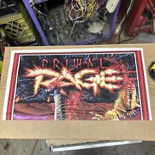 Adesivo Primal Rage 17 1/2 X 9 Atari peça de videogame arcade comprar usado  Enviando para Brazil