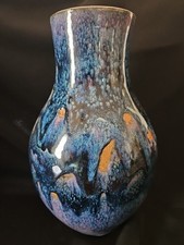 Vintage vase blue for sale  Dallas