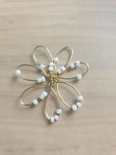 Perles fleurs fil d'occasion  Expédié en France