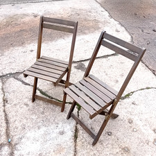 Deck chairs pair for sale  MIRFIELD