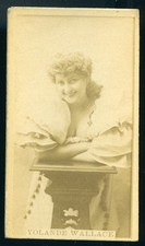 1890 N245 Kinney Sweet Caporal atores e atrizes Yolande Wallace *TF446 comprar usado 1890 N245 Kinney Sweet Caporal atores e atrizes Yolande Wallace *TF446 comprar usado  Enviando para Brazil