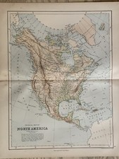 1870 physical map for sale  MANCHESTER