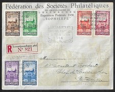 CAPA DE EXPOSIÇÃO FILATELIA REGISTRADA LOCAL LUXEMBURGUESA 1936 comprar usado  Enviando para Brazil