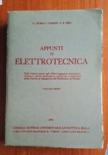 Ingegneria appunti elettrotecn usato  Italia