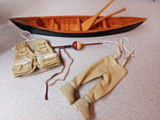 Usado, Vinheta em miniatura de pás de canoa de pesca (14 1/2 pol.), bobber, roupa de pesca comprar usado  Enviando para Brazil
