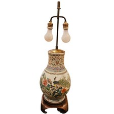 Vaso de porcelana chinês antigo família rosa abajur final Qing início do período da República comprar usado  Enviando para Brazil