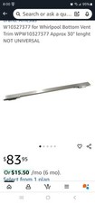 Oem whirlpool w10327377 for sale  Sellersville