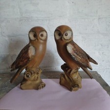 Owls pair faux for sale  SCUNTHORPE