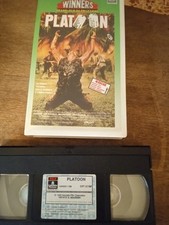 Film vhs platoon. usato  Montichiari