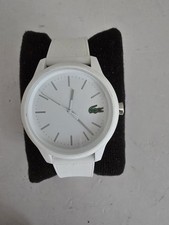 White lacoste watch for sale  BRADFORD