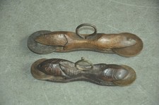 2 peças vintage de madeira e latão peixe feito à mão cartal/instrumento musical comprar usado  Enviando para Brazil