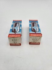 2x ECC82 12AU7 Telefunken NEW sealed in Box matched pair same numbers Tube Röhre, usado comprar usado  Enviando para Brazil