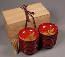 Japanese red lacquer d'occasion  Expédié en Belgium