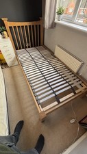 Solid oak bed for sale  DERBY