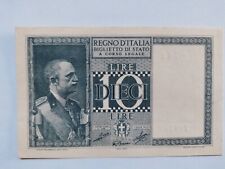 Dieci lire biglietto usato  Italia