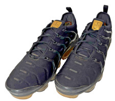 Usado, Tênis de corrida Nike CW7299-001 masculino Air Vapormax Plus preto dourado - EUA tamanho 13 comprar usado  Enviando para Brazil
