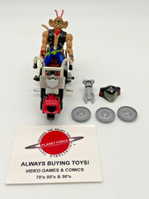 Boneco Galoob 1993 Throttle & Martian Monster Bike completo motociclista ratos de Marte, usado comprar usado  Enviando para Brazil