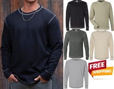 Camiseta térmica masculina manga longa ponto de contraste tamanhos P-2XL mistura de algodão NOVA! comprar usado Camiseta térmica masculina manga longa ponto de contraste tamanhos P-2XL mistura de algodão NOVA! comprar usado  Enviando para Brazil