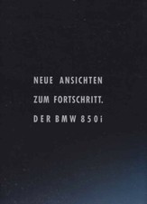 Catalogue Brochure BMW 850 I 2/1989 Allemagne / Deutschland comprar usado  Enviando para Brazil