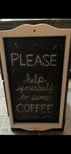 Coffee chalk sign for sale  Danville