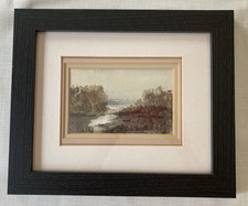 Vintage watercolour landscape for sale  BEDFORD