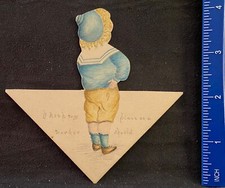 Marcador de papel desenhado feito à mão ~ marcador de página de canto loiro cortado à mão e cortado comprar usado  Enviando para Brazil