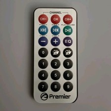 Controle remoto pequeno universal estéreo Premier com bateria - Testado, usado comprar usado  Enviando para Brazil