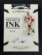 Autógrafos Panini Flawless Jason Williams #PI-JWL tinta premium 2019-20 autografados /25 comprar usado Autógrafos Panini Flawless Jason Williams #PI-JWL tinta premium 2019-20 autografados /25 comprar usado  Enviando para Brazil