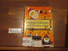 Weihnachtsfenster window color gebraucht kaufen  Dortmund