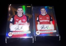 Panini Karolina Lea Vilhjalmsdottir | 2x Auto | 6x Sticker | Bayer 04 Leverkusen comprar usado  Enviando para Brazil