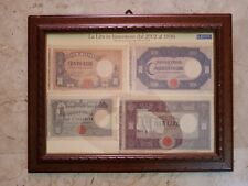 Quadro lira banconote usato  Roma