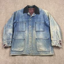 Jaqueta jeans vintage anos 60 Carters Selvedge masculina grande vestuário de trabalho, usado comprar usado Jaqueta jeans vintage anos 60 Carters Selvedge masculina grande vestuário de trabalho, usado comprar usado  Enviando para Brazil