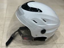 Capacete Zeus 125FC branco médio; tamanho livre com protetor facial; arranhões leves comprar usado  Enviando para Brazil