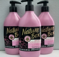 Usado, Nature Box 100% ÓLEO DE AMÊNDOA PRENSADO A FRIO com Loção Corporal Bomba 13 oz Cada (pacote com 3) comprar usado  Enviando para Brazil