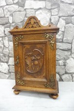 Antiguo armario de baño de madera armario de pared pequeño armario alrededor de 1900 segunda mano  Embacar hacia Mexico