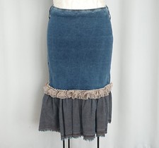 Jeansrock rock jeans gebraucht kaufen  Bodnegg