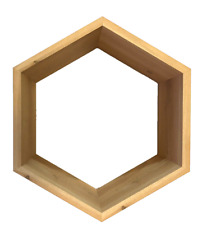 Hexagon honeycomb wooden for sale  Ponchatoula